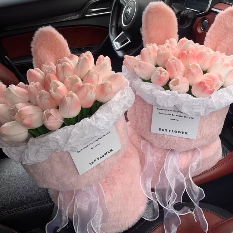 Hoa thỏ bunny hottrend, quà tặng sinh nhật, valentine
